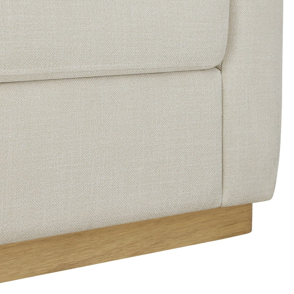 Better Homes & Gardens Lillian Accent Swivel Chair. Cream Linen