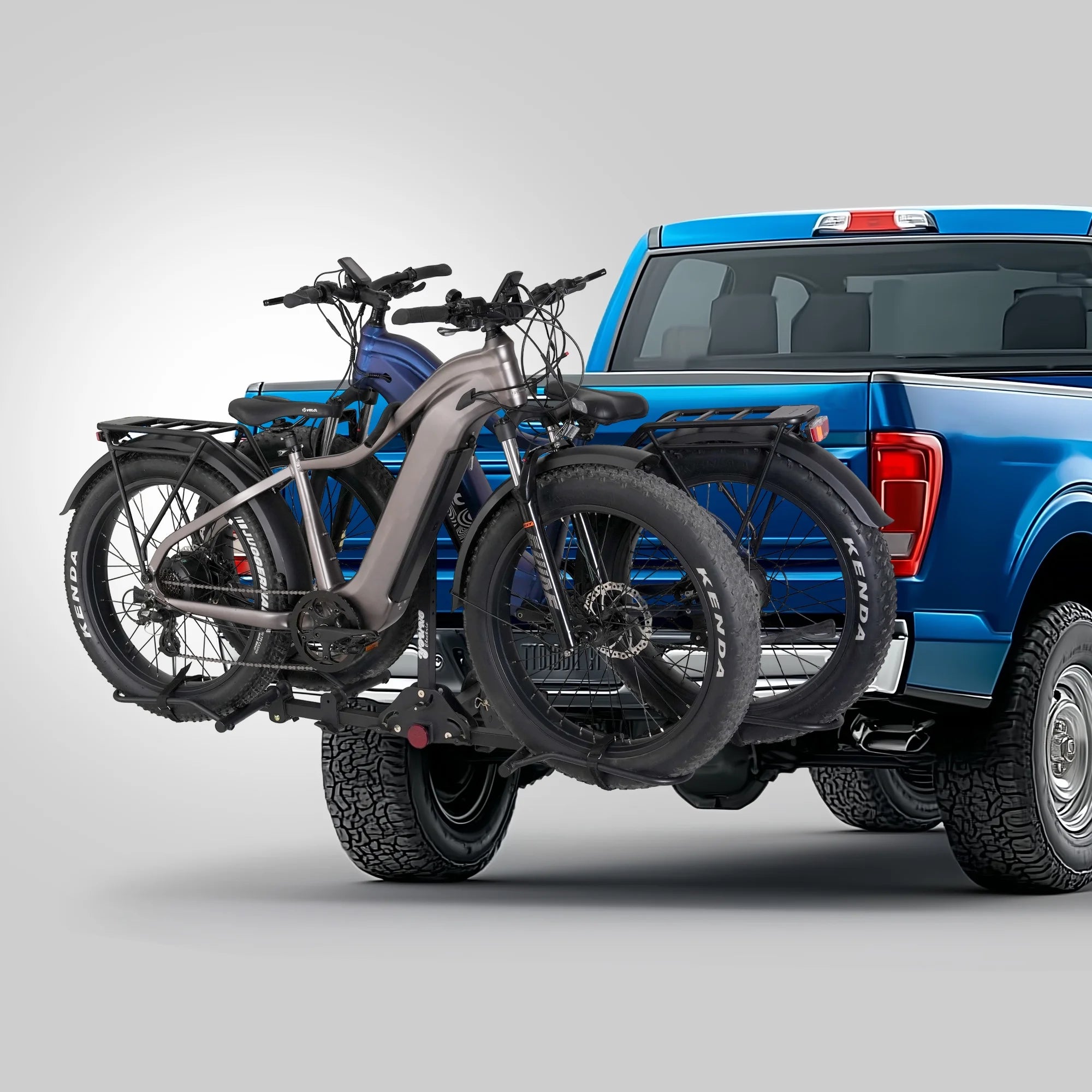 Young Electric Ebike Rack. 200lb Capacity. Alloy Steel Hitch Mount. Fits 5-Inch Fat Tire Bikes. 2-Inch Receiver
