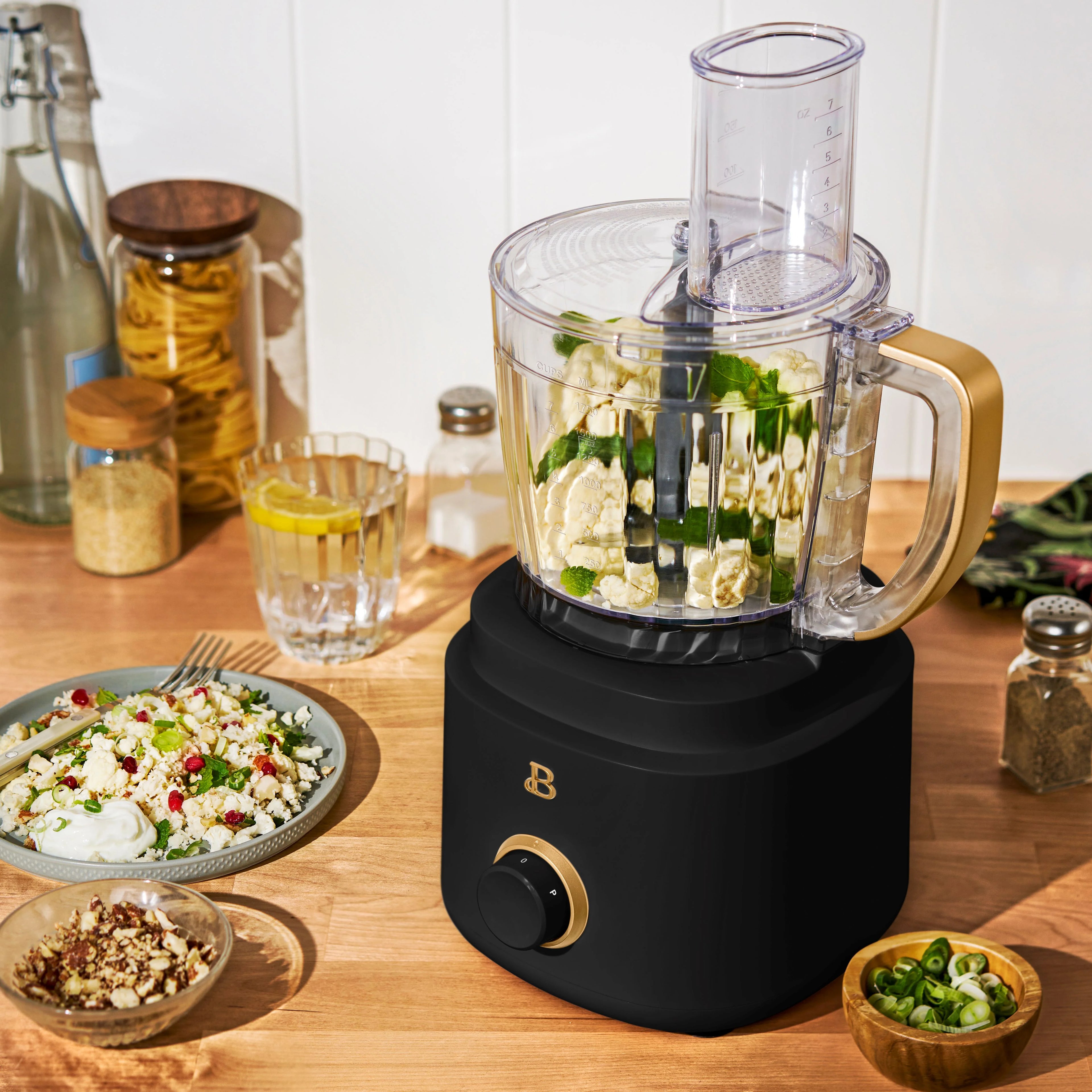Beautiful 10-Cup Food Processor with Accessories. White Icing by Drew Barrymore