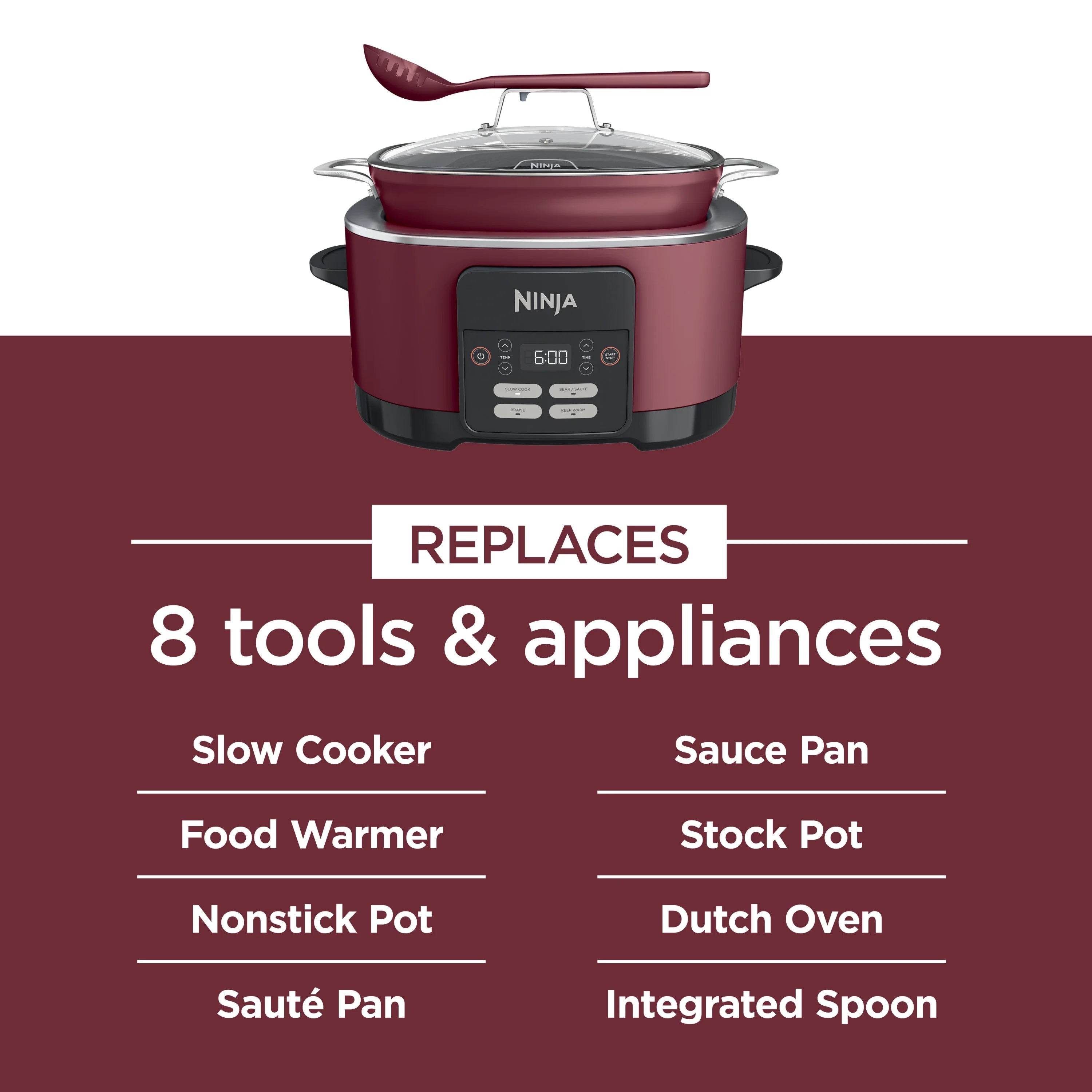 Ninja Foodi Possible Cooker 8.5qt Multi-Cooker. MC1000