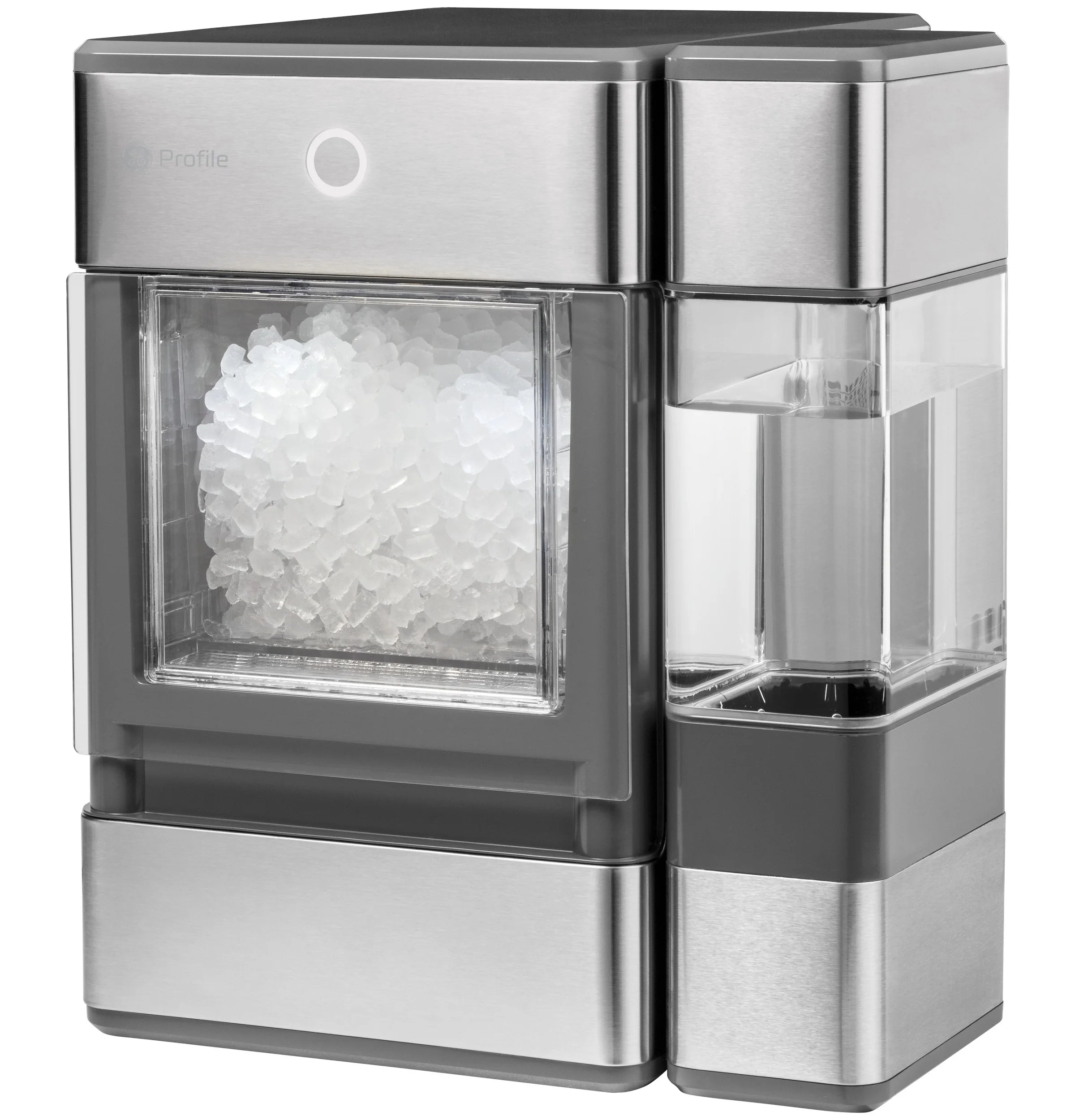 GE Profile? Opal? Nugget Ice Maker + Side Tank. Countertop Icemaker. Stainless Steel. 33lbs Daily Ice Production