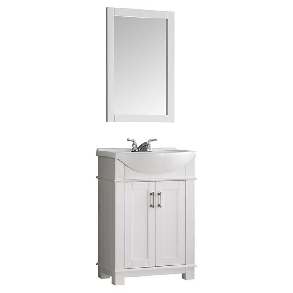 Fresca Hartford 24 White Traditional Bathroom Vanity