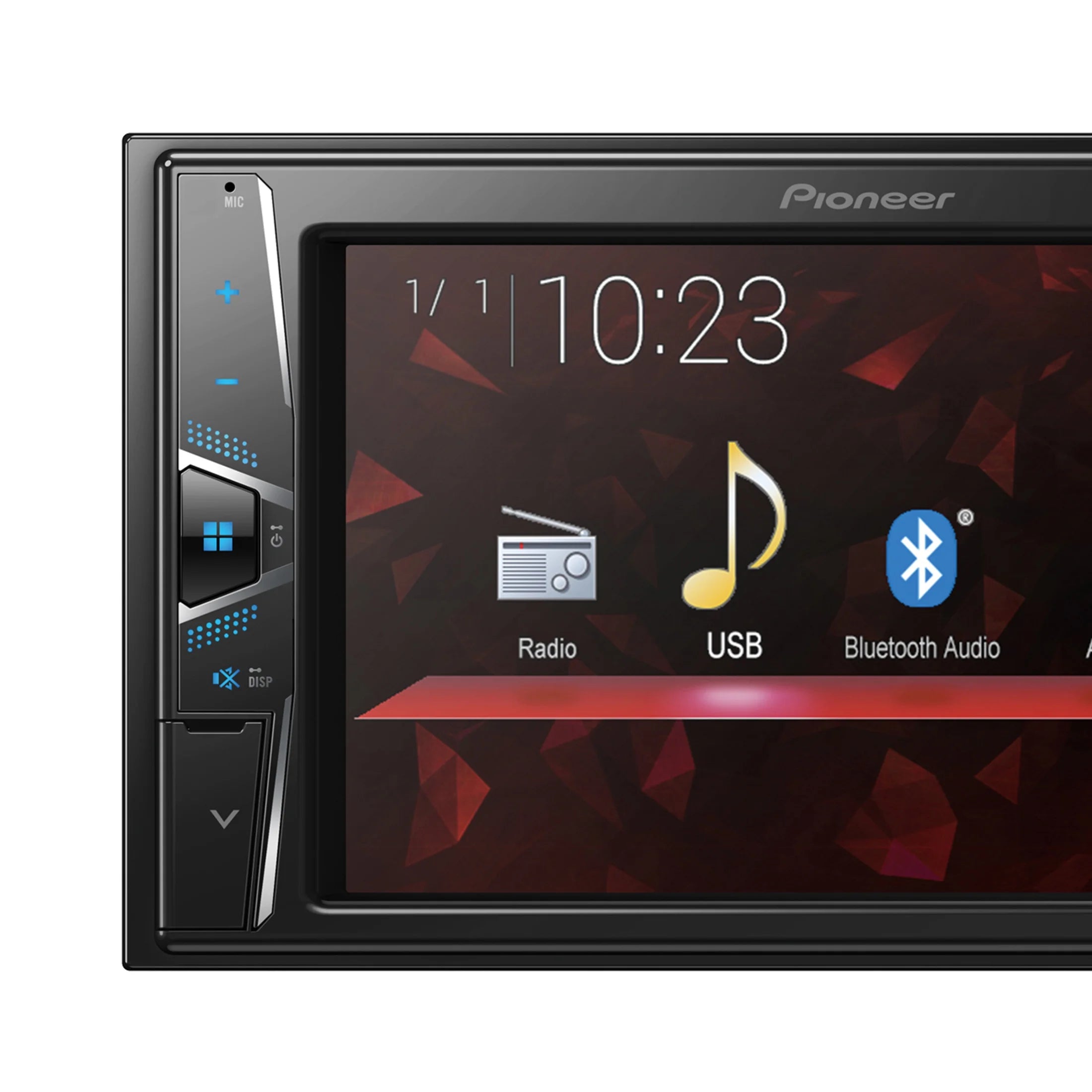 Pioneer DMH-100BT 6.2 - WVGA Display. Built-in Bluetooth - Digital Media Receiver