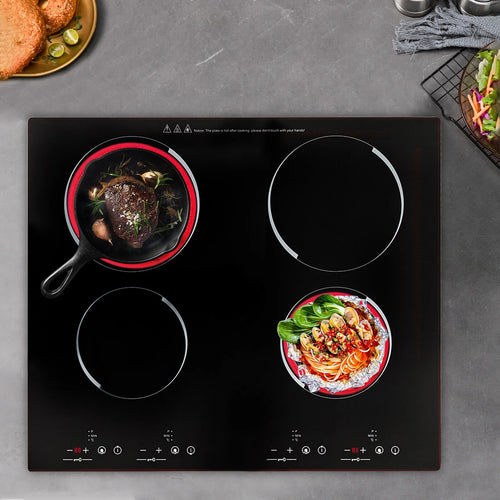 4-Burners Electric Ceramic Cooktop Built-in Cooktop Stove Ceramic Cooking Stove for kitchens. cabins