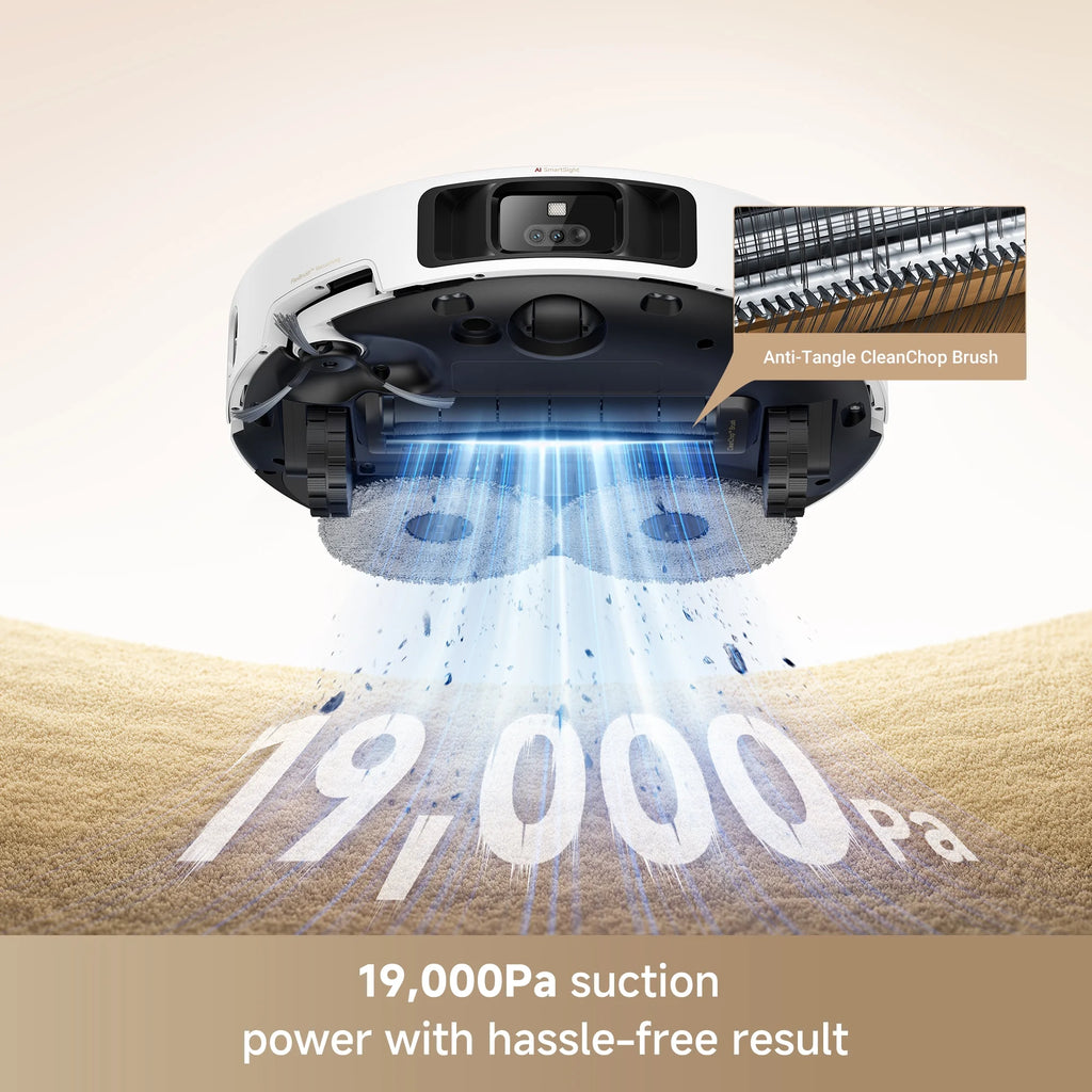 MOVA P50 Pro Ultra Robot Vacuum Cleaner Removable&Liftable Mop.Anti-Tangle.Self Drying&Cleaning