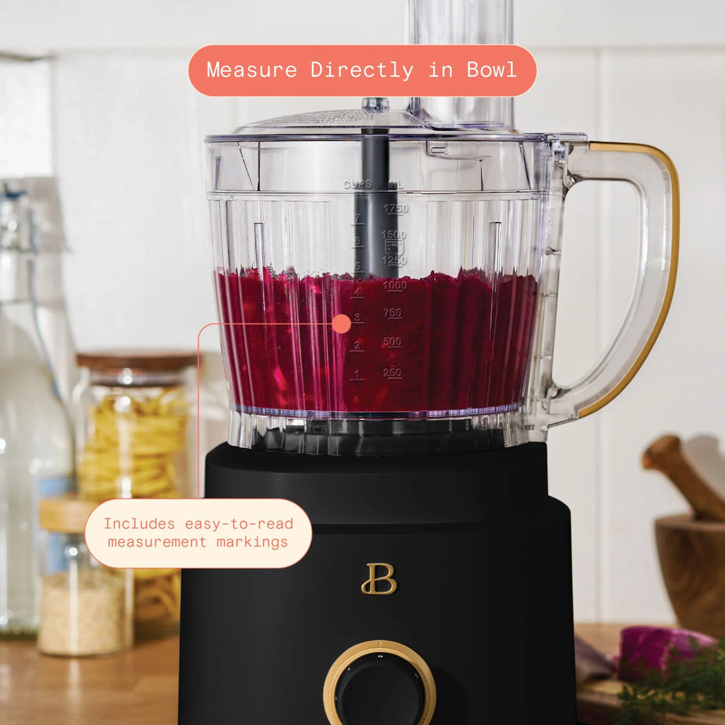 Beautiful 10-Cup Food Processor with Accessories. White Icing by Drew Barrymore