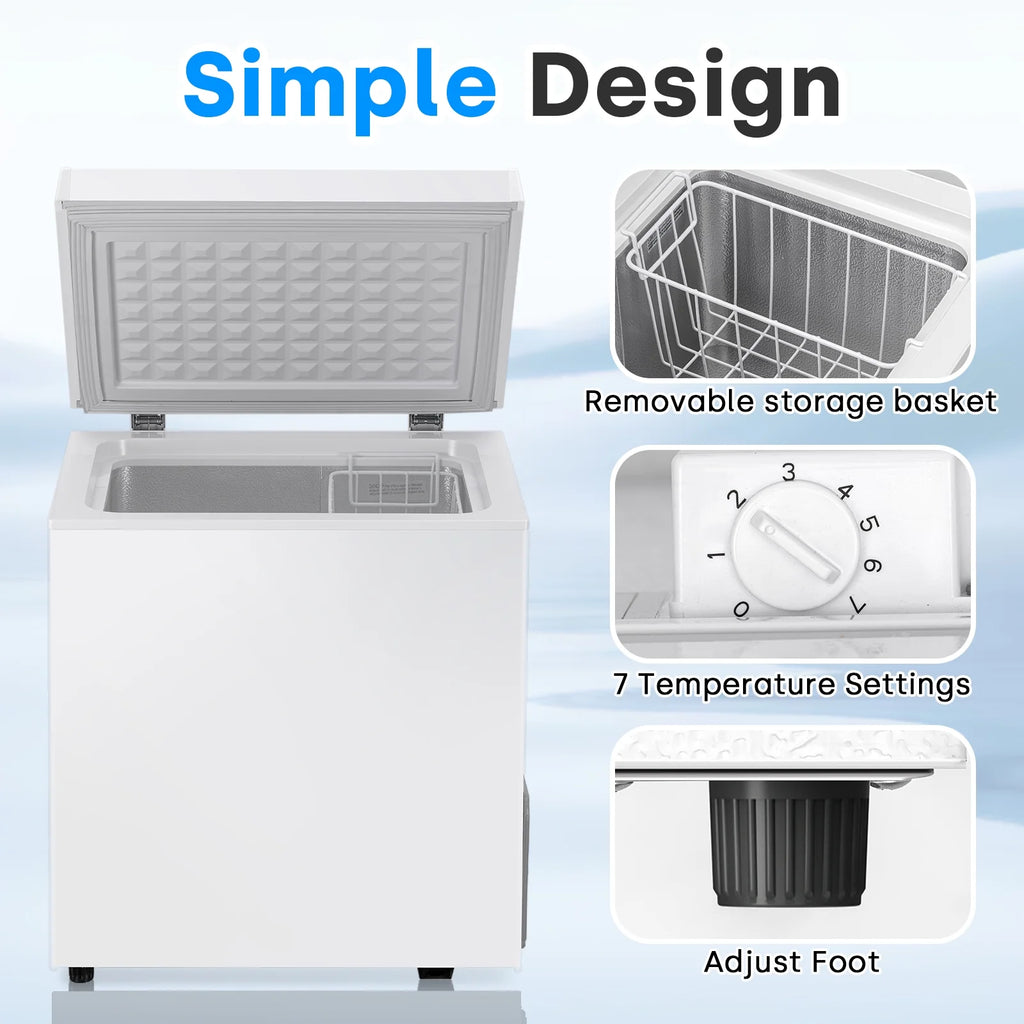 Dimedeal 1.8 Cu.ft Apartment. Dorm. Office Use Chest Freezer