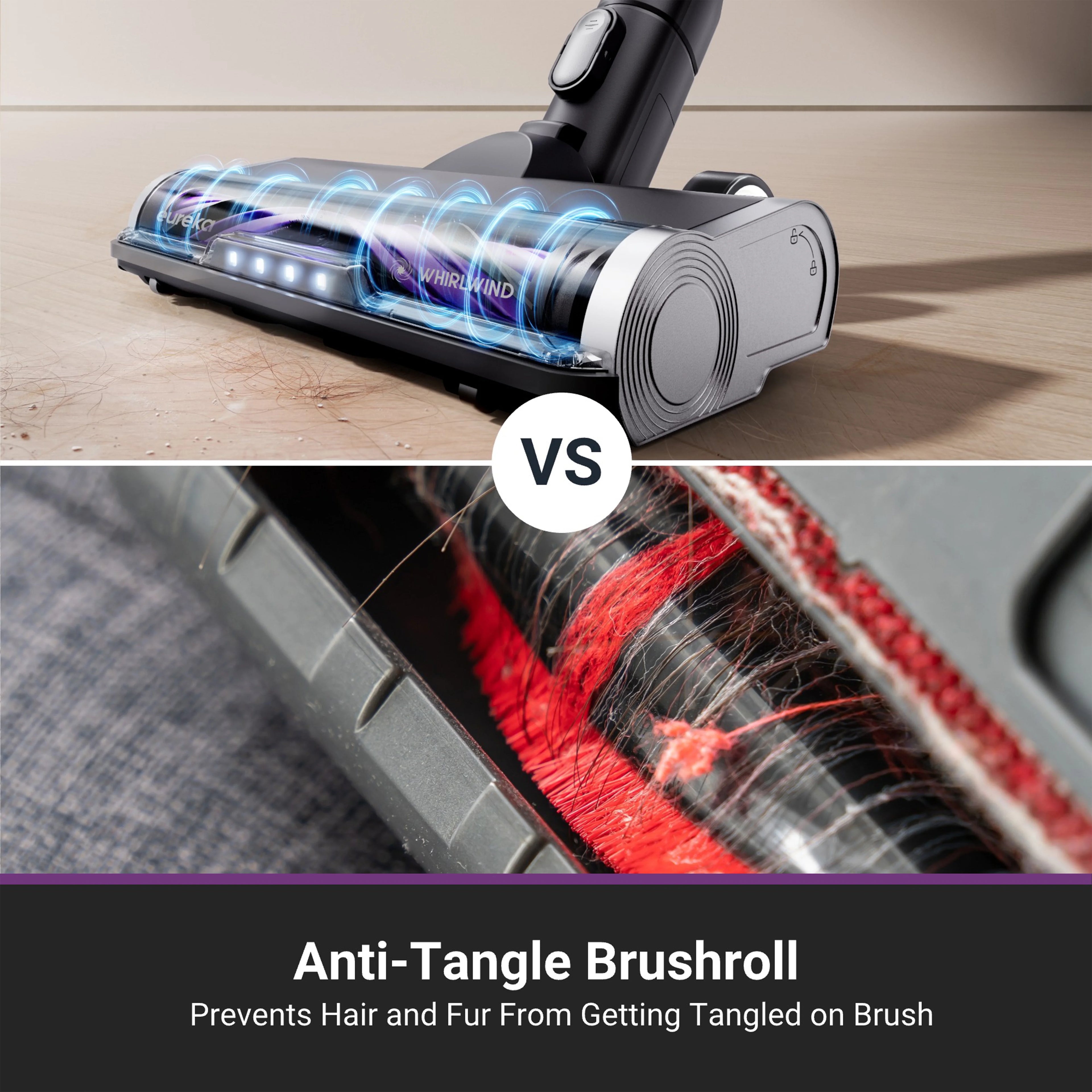 Eureka Stylus Elite Anti-Tangle Cordless Stick Vacuum Cleaner. 60 Minute Runtime. Auto-Empty Dust Station. Pet Hair. Multi-Surface. NEC490SE