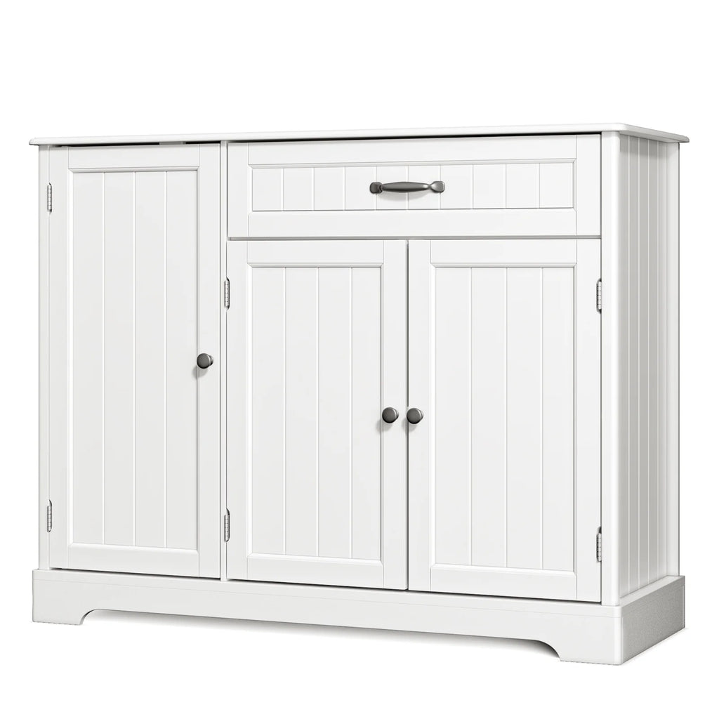Coffee Bar. Lofka 42 Kitchen Storage Cabinet. Sideboard Buffet Cabinet with 8 Shelves. 1 Drawer