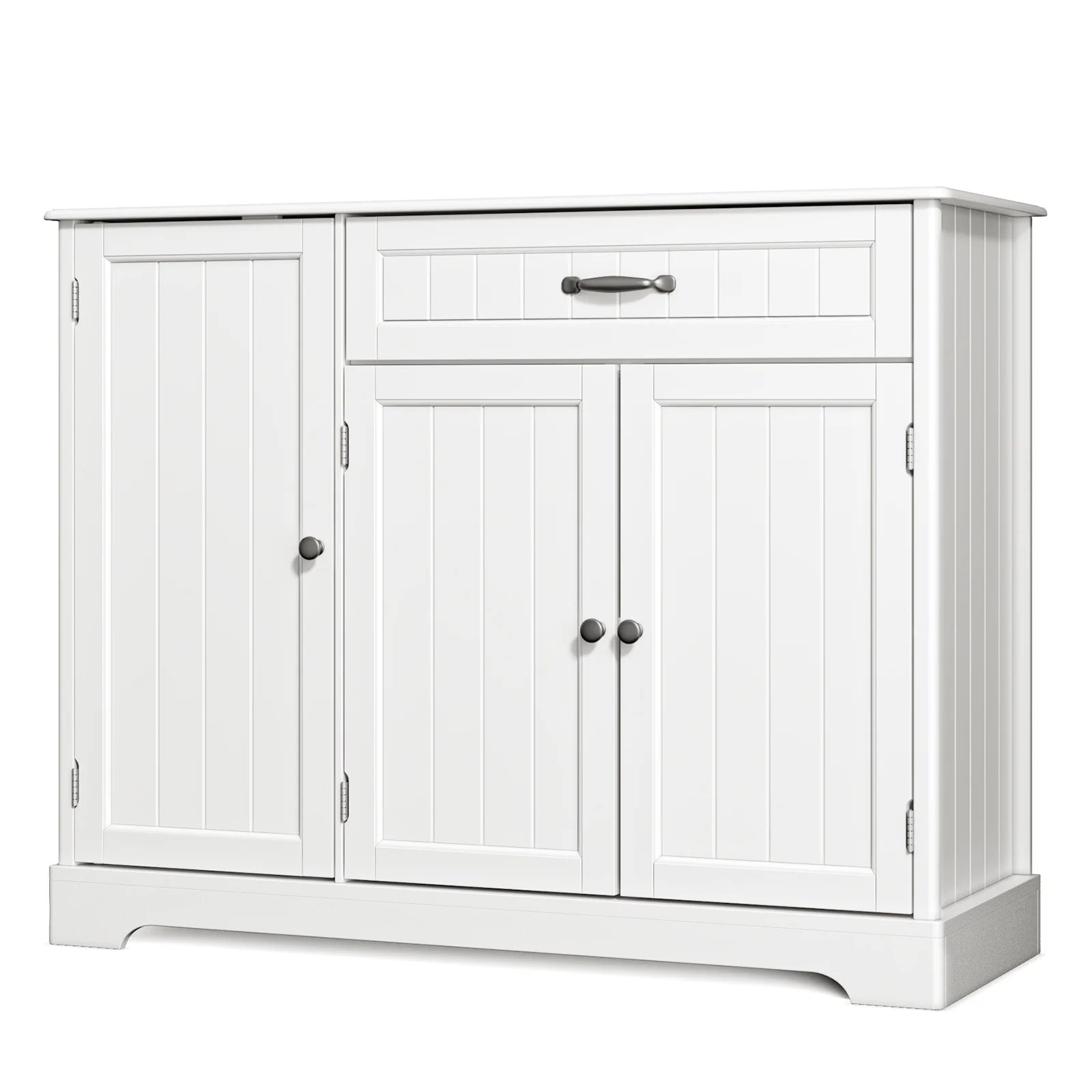 Coffee Bar. Lofka 42 Kitchen Storage Cabinet. Sideboard Buffet Cabinet with 8 Shelves. 1 Drawer