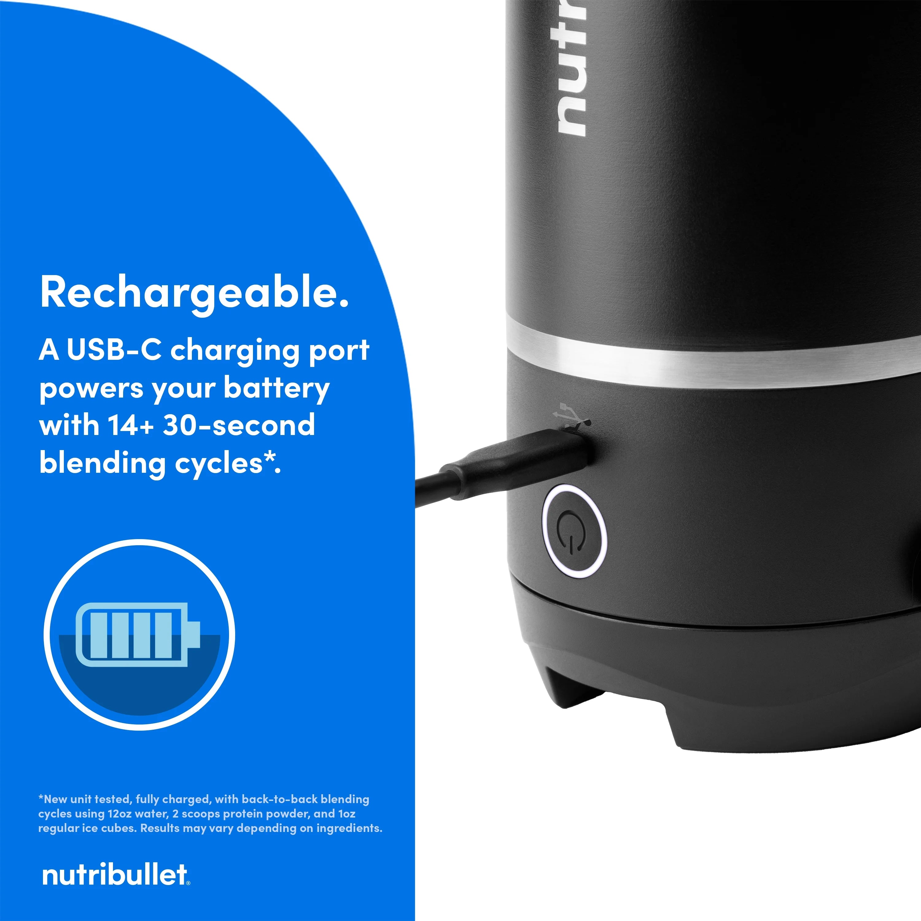 nutribullet Flip Insulated Portable Blender NBPB10350AK - Matte Black. 18oz