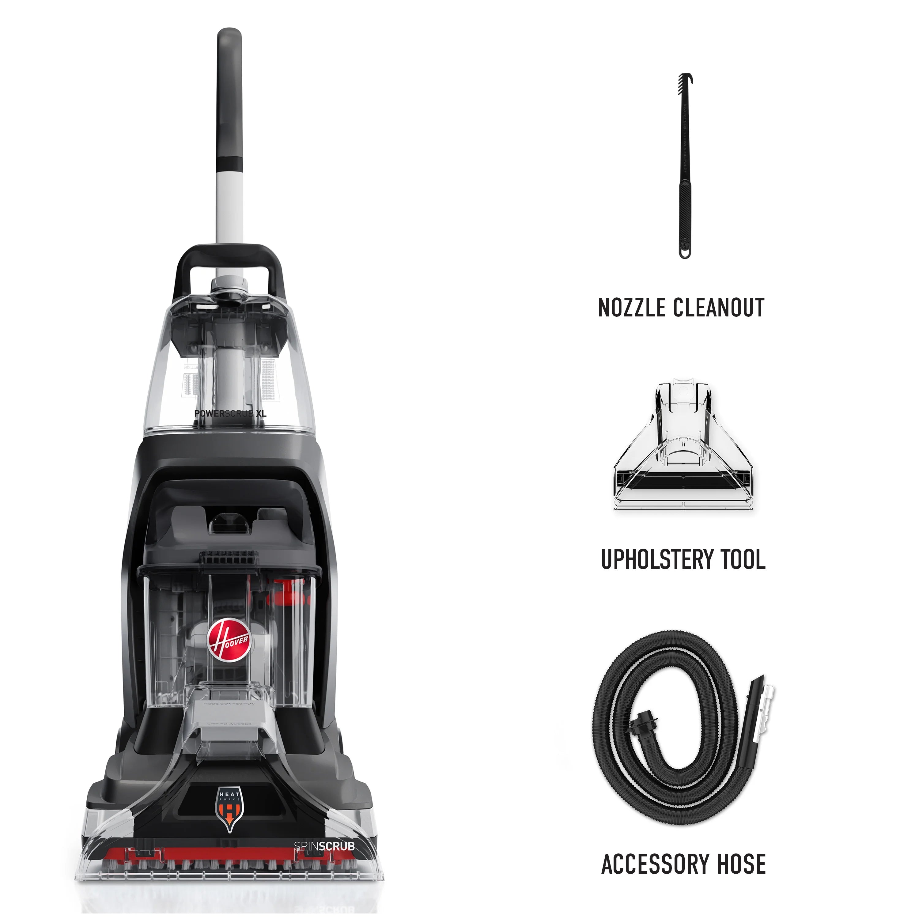 Hoover PowerScrub XL. Upright Carpet Cleaner Machine. Shampooer for Carpet. Rugs. & Upholstery. Fast Dry. Upholstery Tool Attachment.  FH68010