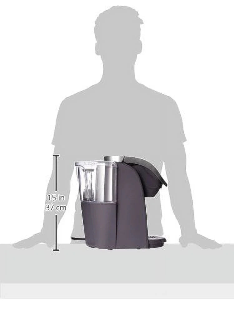 Keurig K250 Coffee Maker. Single Serve K-Cup Pod Coffee Brewer. With Strength Control. Plum Gray