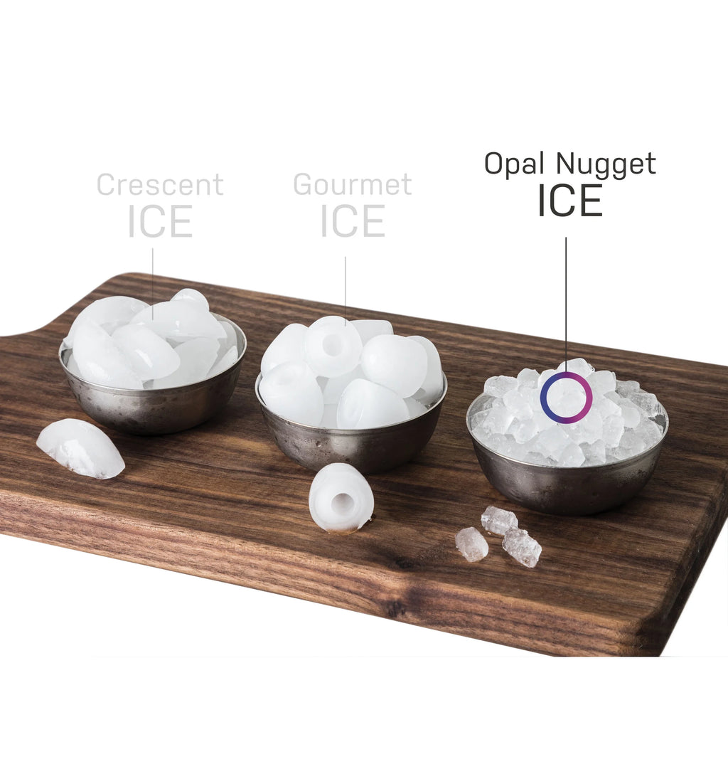 GE Profile? Opal? Nugget Ice Maker + Side Tank. Countertop Icemaker. Stainless Steel. 33lbs Daily Ice Production