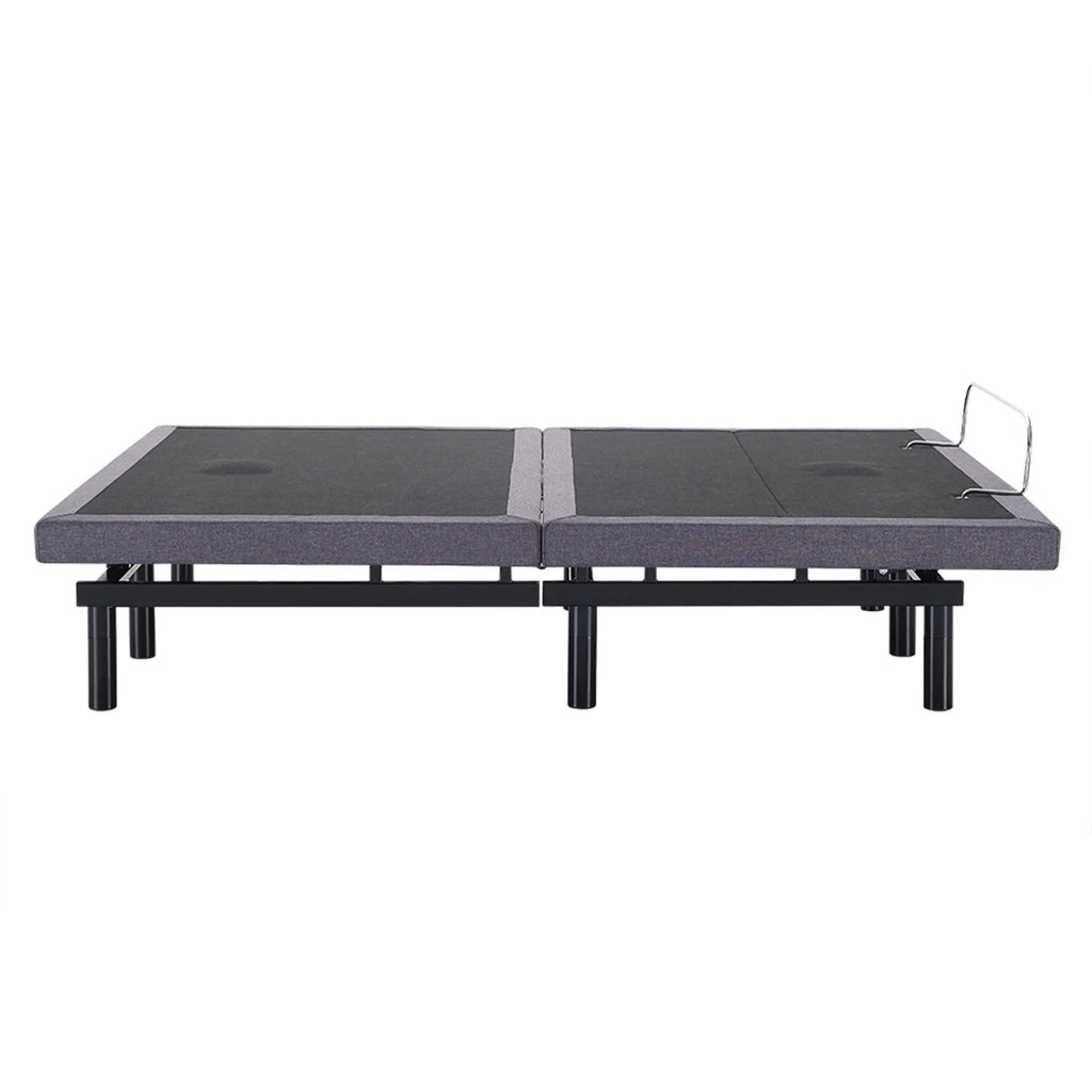 IdealBase Adjustable Bed Frame Twin XL. Massaging Zero Gravity Adjustable Bed Base. Electric Adjustable Beds with 3 Speed Head & Foot Massage. Wireless Remote. 2 USB Ports. 800LBs Capacity Gray