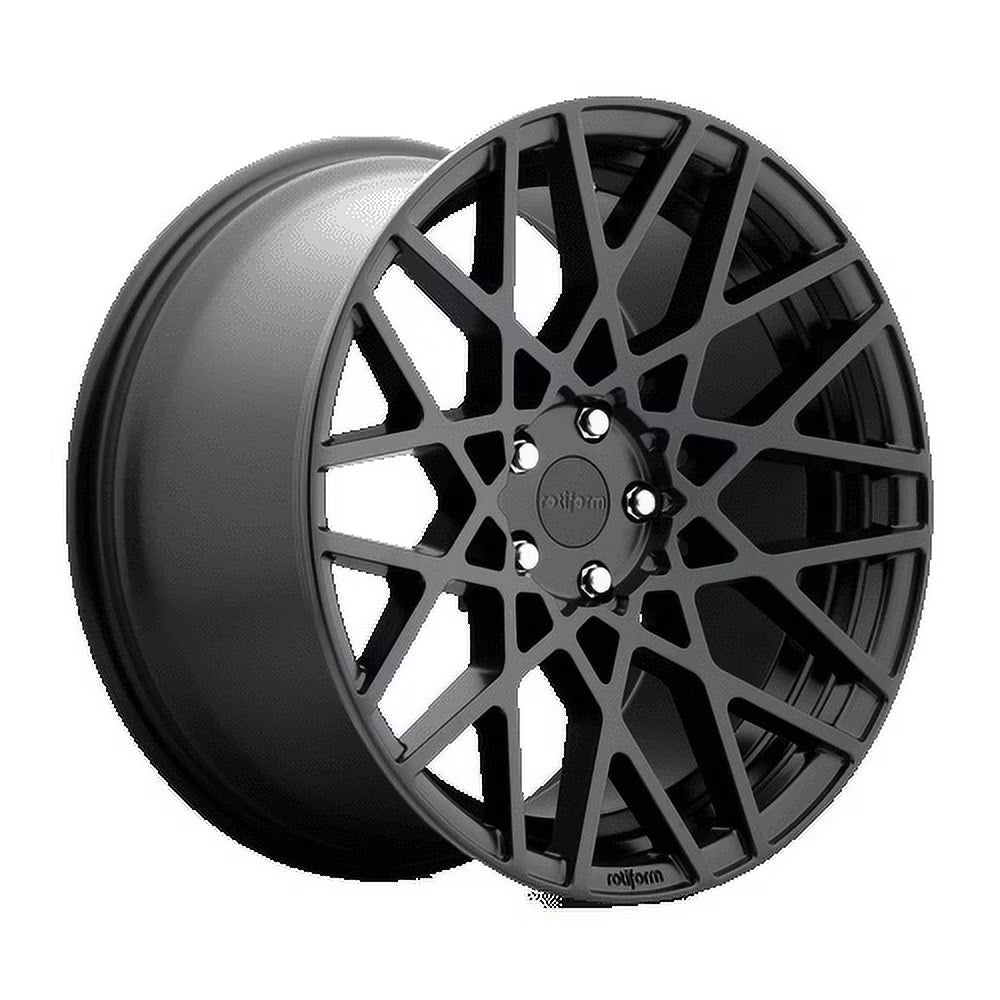 18x8.5 R112 Rotiform BLQ Matte Black Wheels 5x4.5 (38mm)