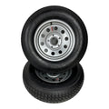 2-Pack Trail Tire on Rim ST205/75D15 Tex Star LRC 6 Ply Bias 5 Lug Silver Modular Wheel 5X5 Bolt Pattern