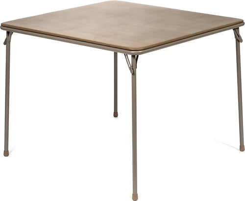 5pc. XL Series 4 Folding Card Table and Triple Braced Vinyl Padded Chair Set. Commercial Quality. Beige. 30