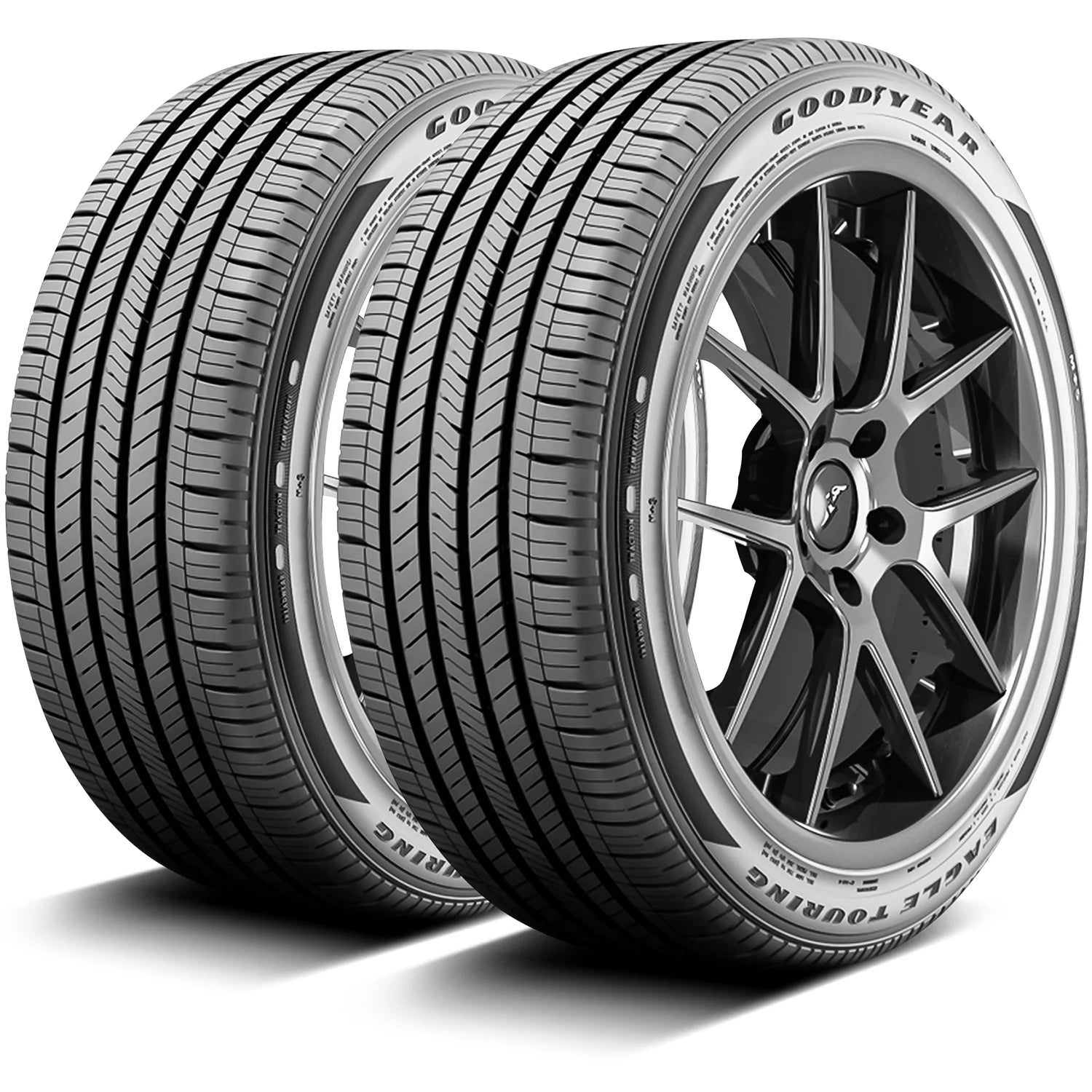 Set of 4 (FOUR) Goodyear Eagle Touring 245/40R19 94W A/S High Performance Tires Fits: 2016-23 Chevrolet Malibu LT. 2013-15 Chevrolet Malibu LTZ