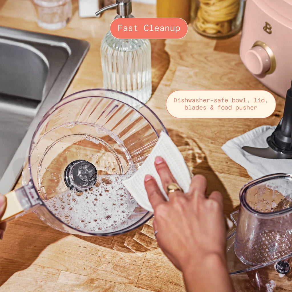 Beautiful 10-Cup Food Processor with Accessories. White Icing by Drew Barrymore