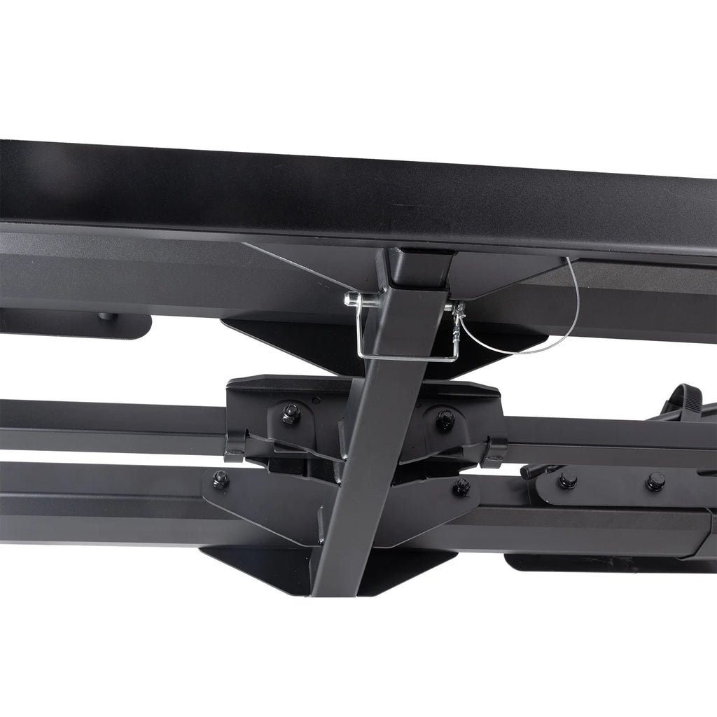 Young Electric Ebike Rack. 200lb Capacity. Alloy Steel Hitch Mount. Fits 5-Inch Fat Tire Bikes. 2-Inch Receiver