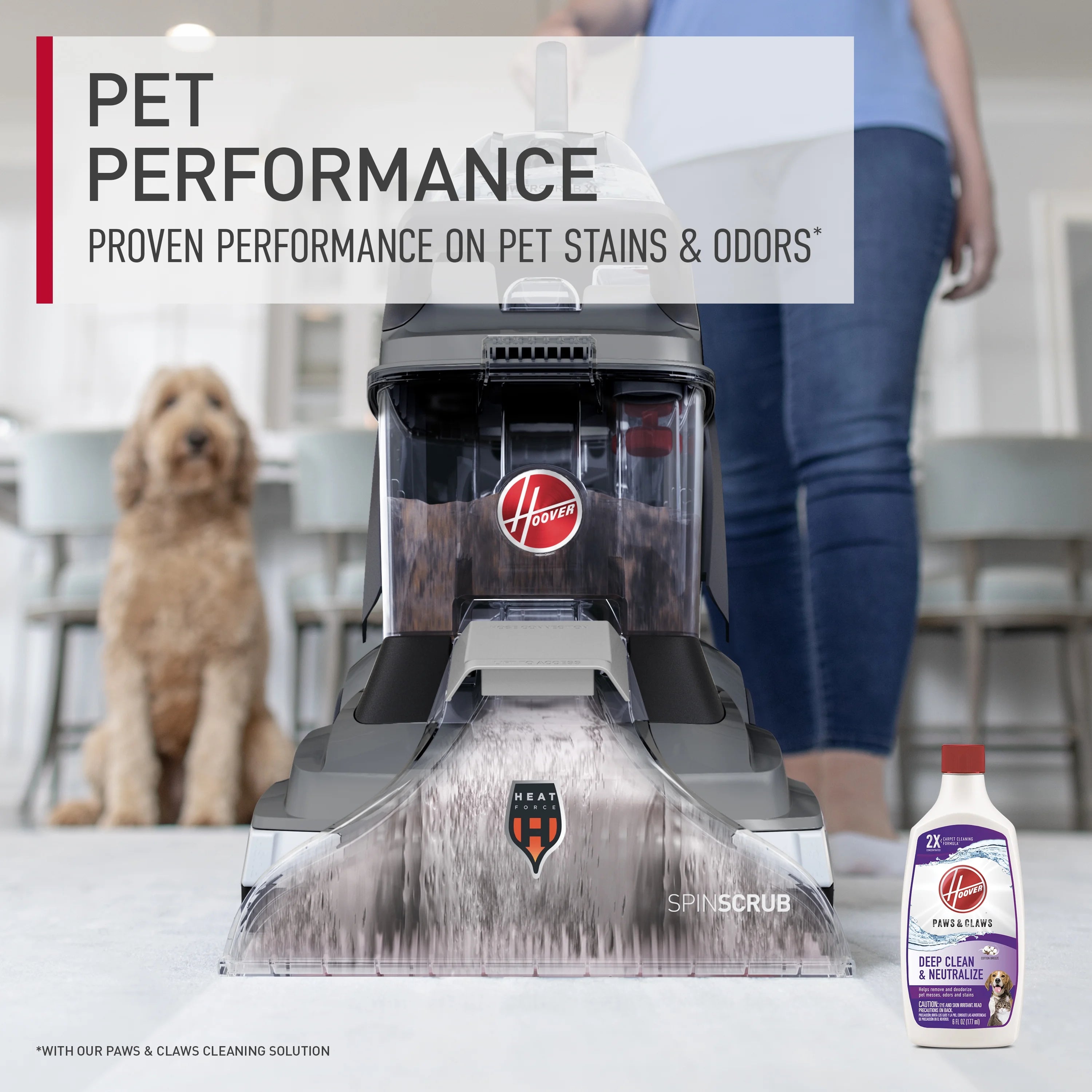 Hoover PowerScrub XL. Upright Carpet Cleaner Machine. Shampooer for Carpet. Rugs. & Upholstery. Fast Dry. Upholstery Tool Attachment.  FH68010