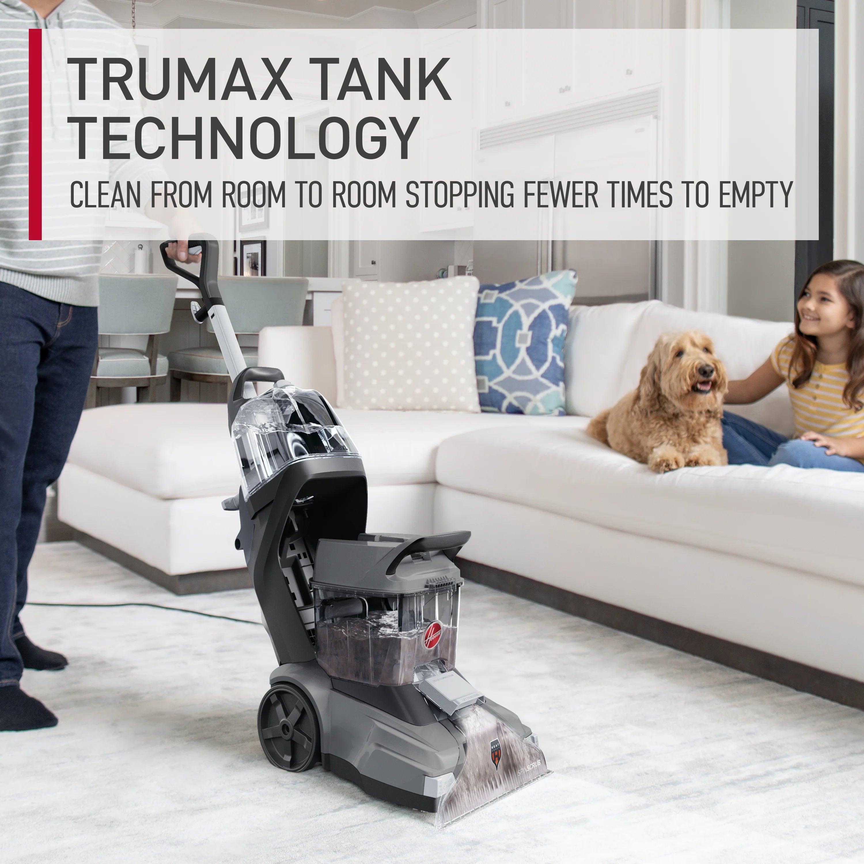 Hoover PowerScrub XL. Upright Carpet Cleaner Machine. Shampooer for Carpet. Rugs. & Upholstery. Fast Dry. Upholstery Tool Attachment.  FH68010