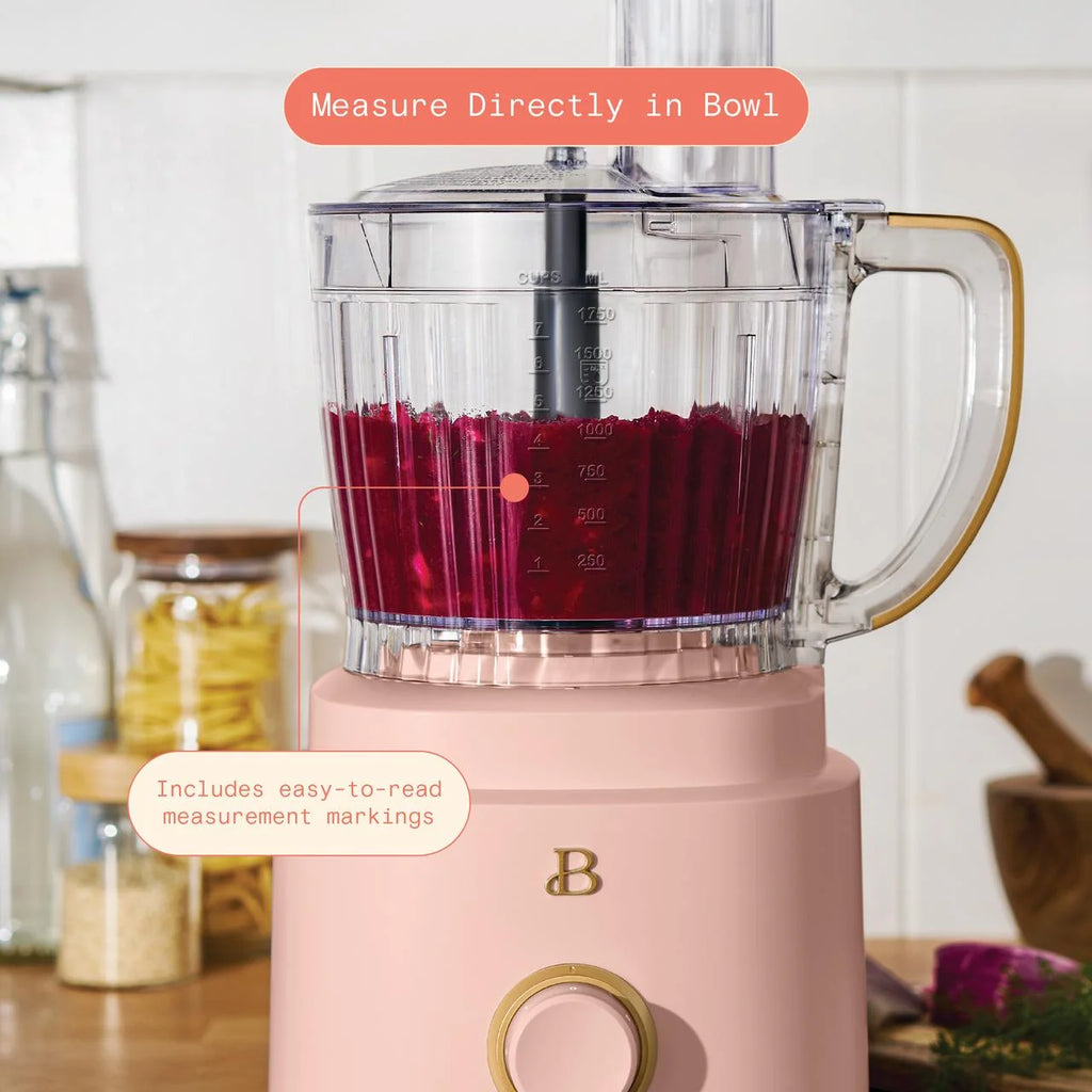 Beautiful 10-Cup Food Processor with Accessories. White Icing by Drew Barrymore