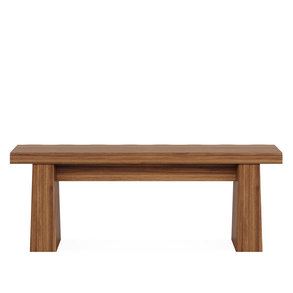Fnova 48 Wooden Two - Person Backless Entryway Bench with Under - Bench Storage for Outdoor Garden. Living Room. Bedroom. Dining Room. Hallway