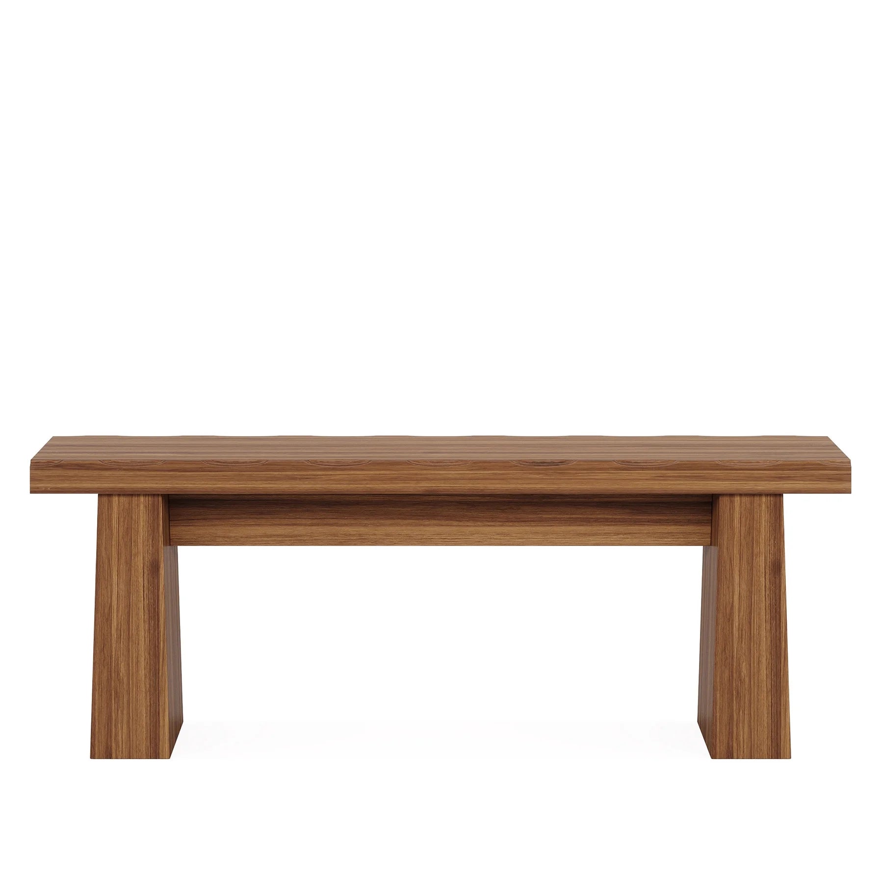 Fnova 48 Wooden Two - Person Backless Entryway Bench with Under - Bench Storage for Outdoor Garden. Living Room. Bedroom. Dining Room. Hallway