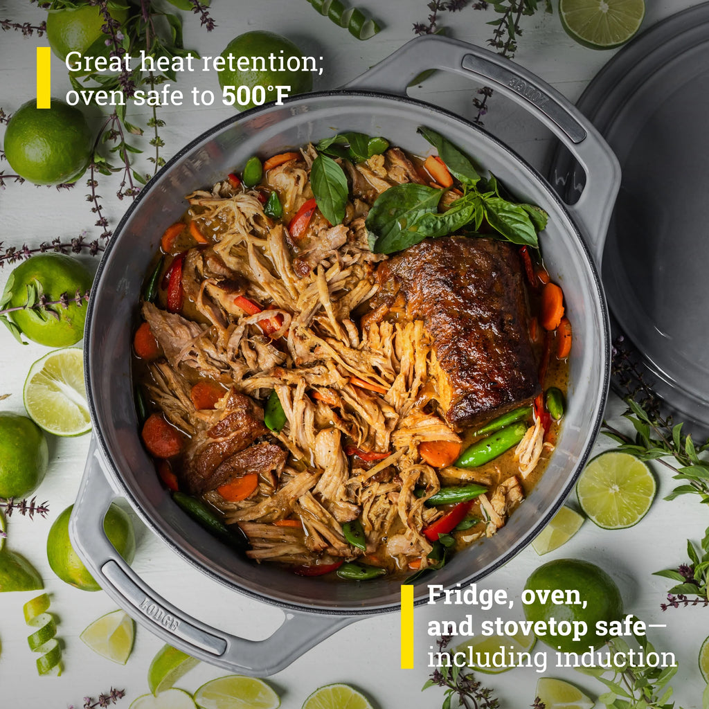 Lodge USA Enamel Dutch Oven 7.5 qt.. Moonstruck