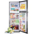 WANAI 5.0 Cu.ft Mini Refrigerator with Freezer 7 Settings Temp Adjustable Large Compact Fridge Silver