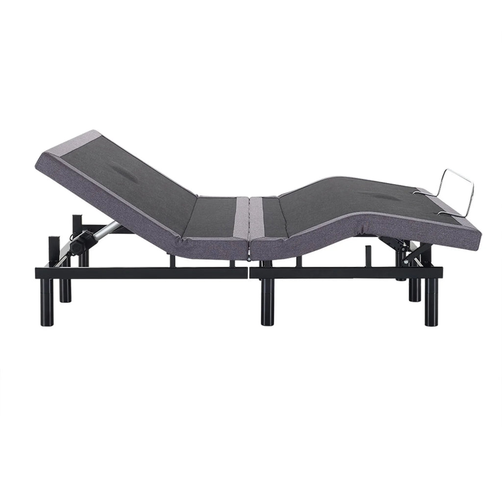 IdealBase Adjustable Bed Frame Twin XL. Massaging Zero Gravity Adjustable Bed Base. Electric Adjustable Beds with 3 Speed Head & Foot Massage. Wireless Remote. 2 USB Ports. 800LBs Capacity Gray