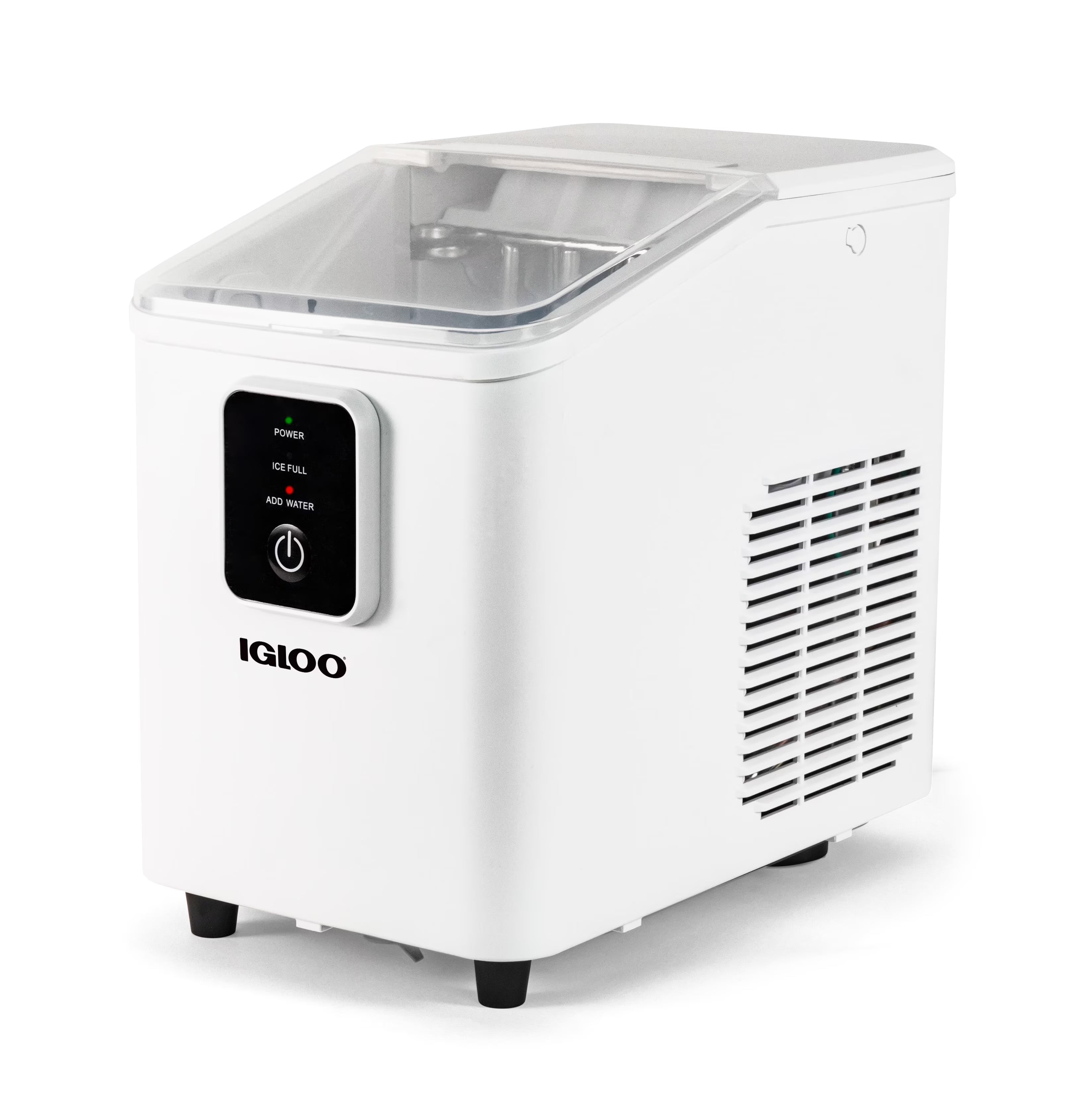 Igloo Self-Cleaning Countertop Ice Maker - Compact and Portable - Creates 26 lbs. Per Day. 8 Pieces Ready Every 7-8 Minutes - Includes Ice Scoop and Basket - Aqua