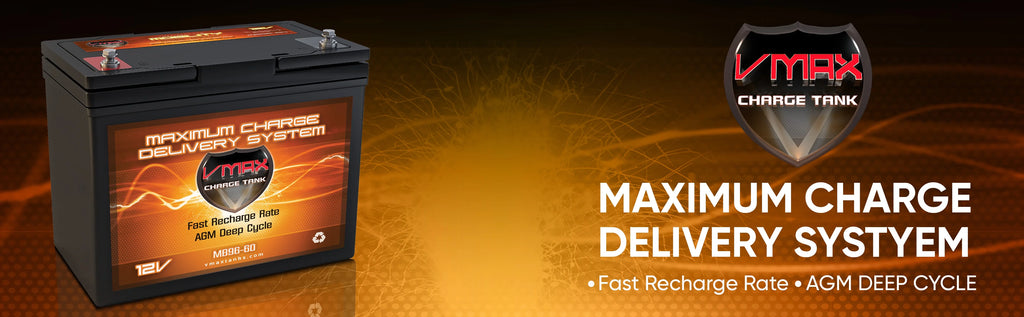 vmax mr96-60 12v 60ah agm deep cycle marine battery for motorguide bulldog 40 freshwater tm foot control 12v. 40lb trolling motor