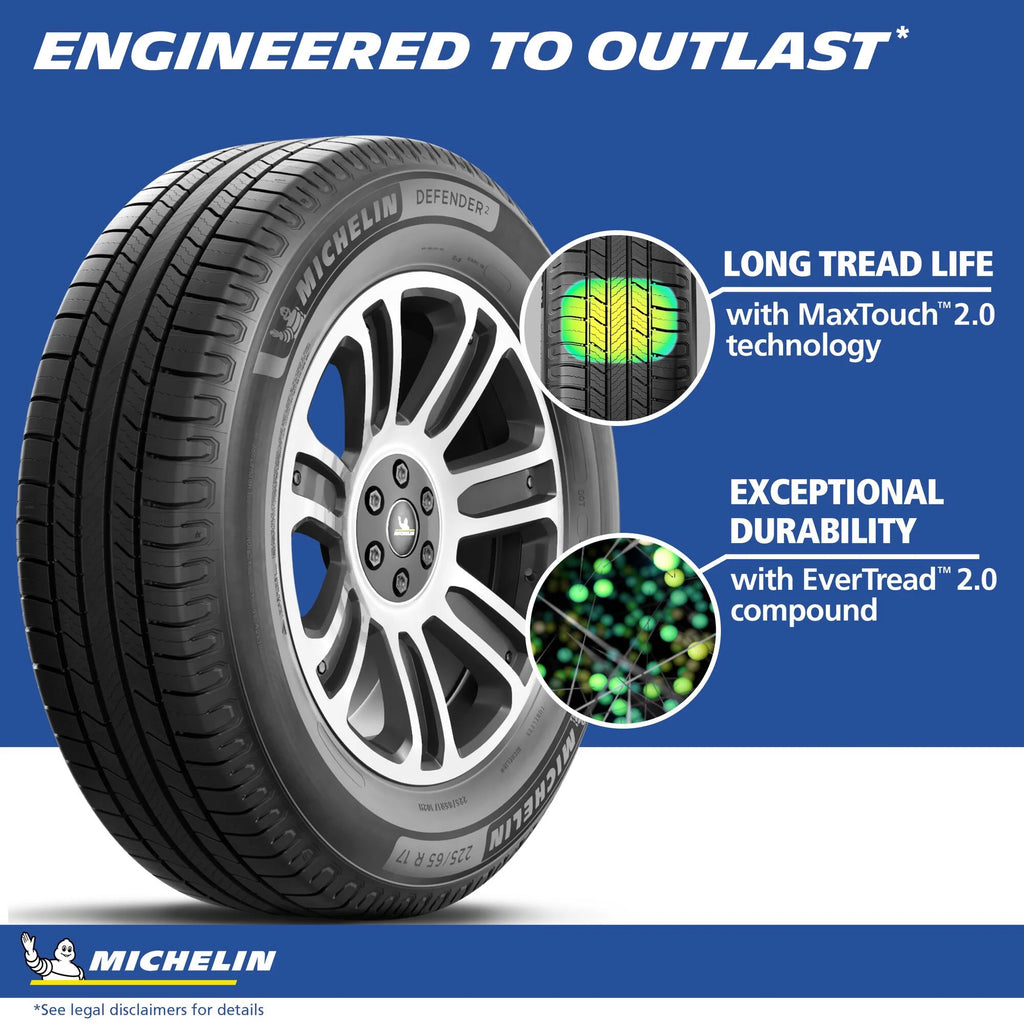 Michelin Defender 2 All Season 255/60R19 109H Passenger Tire