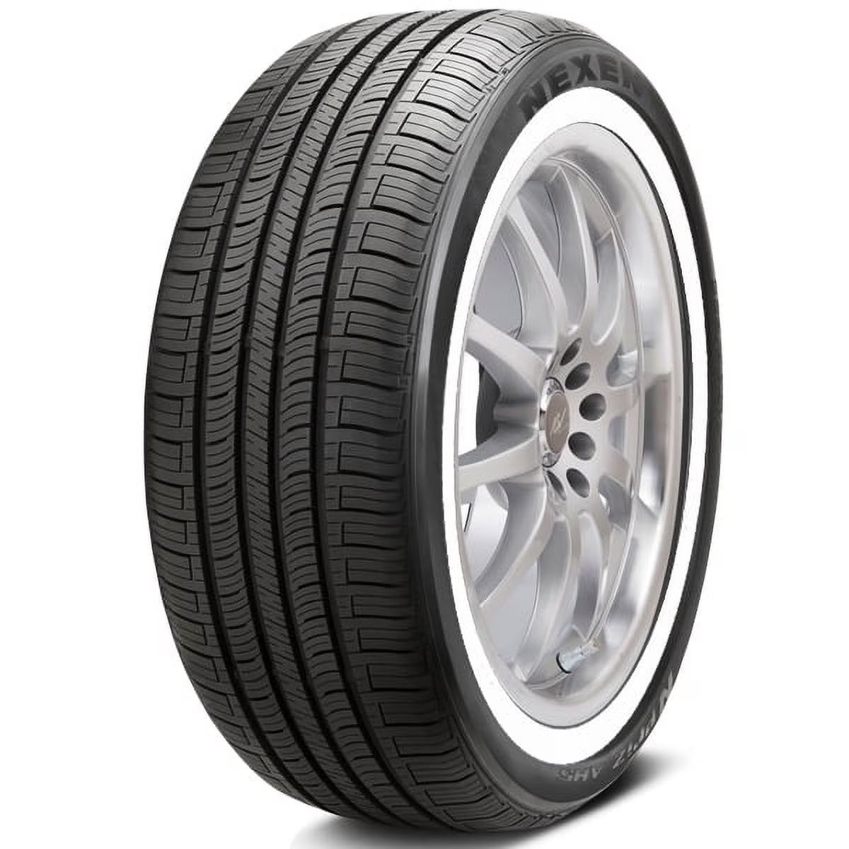 Pair of 2 Nexen N'Priz AH5 235/75R15 109S White Wall All Season Performance 50k Mi Tires 15408NXK / 235/75/15 / 2357515 Fits: 1995-99 Chevrolet Tahoe LT. 1999 Chevrolet Silverado 1500 Base