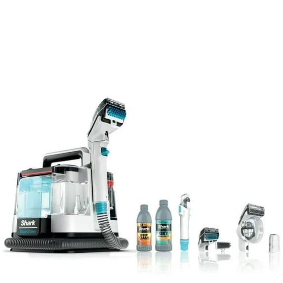 Restored Good Shark StainStriker Portable Carpet & Upholstery Cleaner - Spot. Stain. & Odor Eliminator. PX201 (Refurbished)