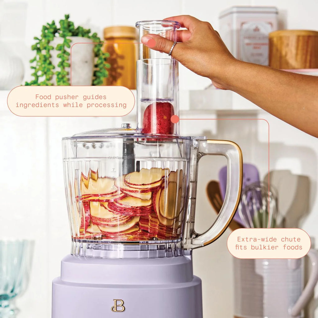Beautiful 10-Cup Food Processor with Accessories. White Icing by Drew Barrymore