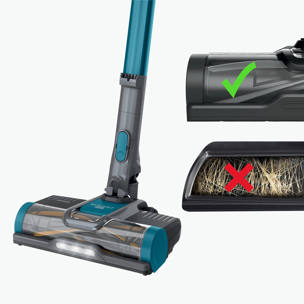 Shark Pet Pro Bagless Cordless Stick Vacuum. Carpets and Hardfloors. Powerfins Brushroll. No Hair Wrap. Up to 40 Min Runtime. XL Dust Cup. IZ240 Teal
