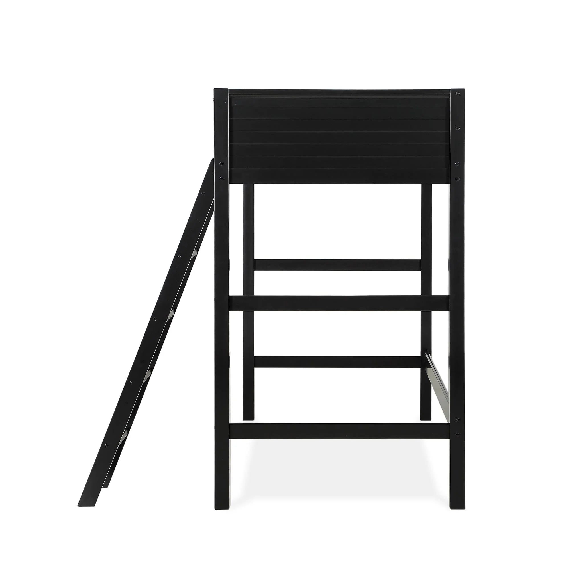 Your Zone Kiarah Twin Loft Bed with Ladder. White