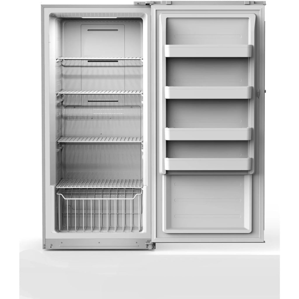 Midea 17.0 cu ft Upright Freezer. Stainless Steel