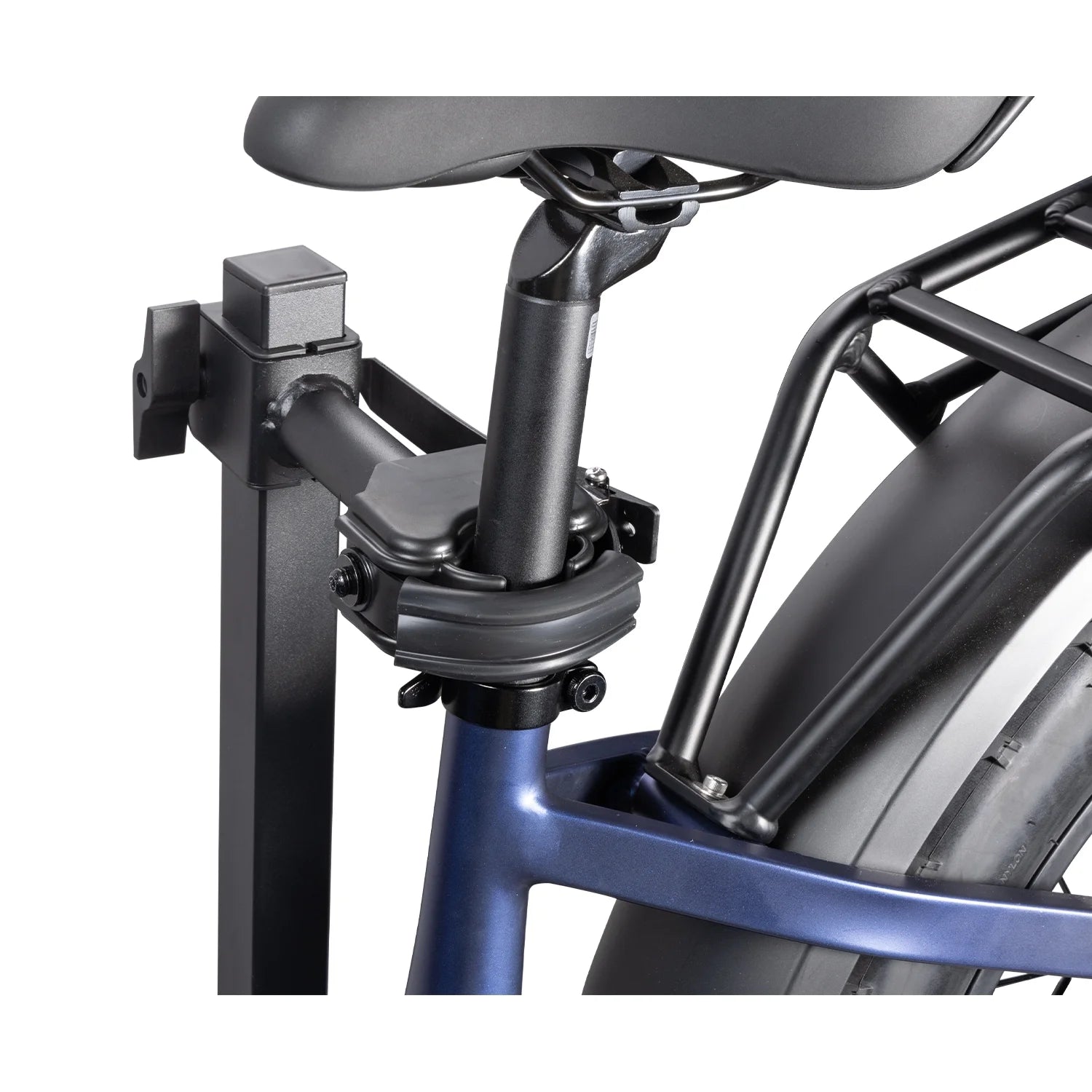 Young Electric Ebike Rack. 200lb Capacity. Alloy Steel Hitch Mount. Fits 5-Inch Fat Tire Bikes. 2-Inch Receiver