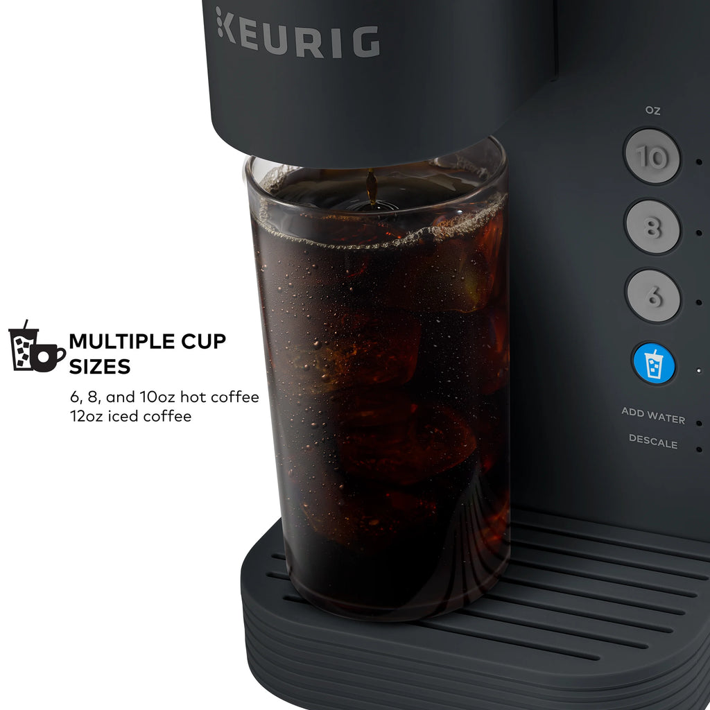 Keurig K-Iced Essentials Iced and Hot Single-Serve K-Cup Pod Coffee Maker. White