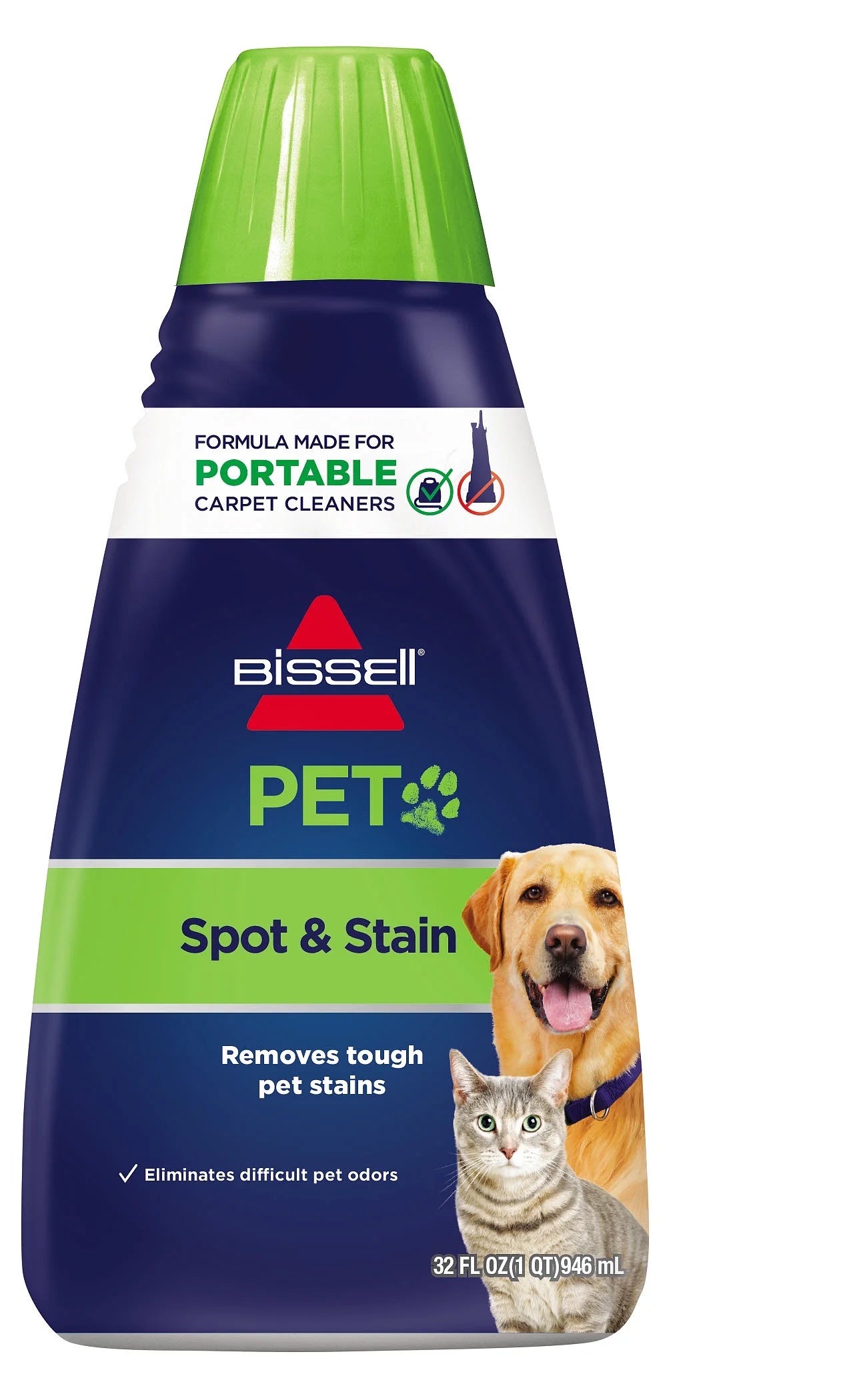 BISSELL Littlle Green ProHeat Advanced Pet Portable Deep Cleaning. for Carpet. Upholstery. and Auto. tough stain removal. Heatwave Technology. Lightweight. 2513W
