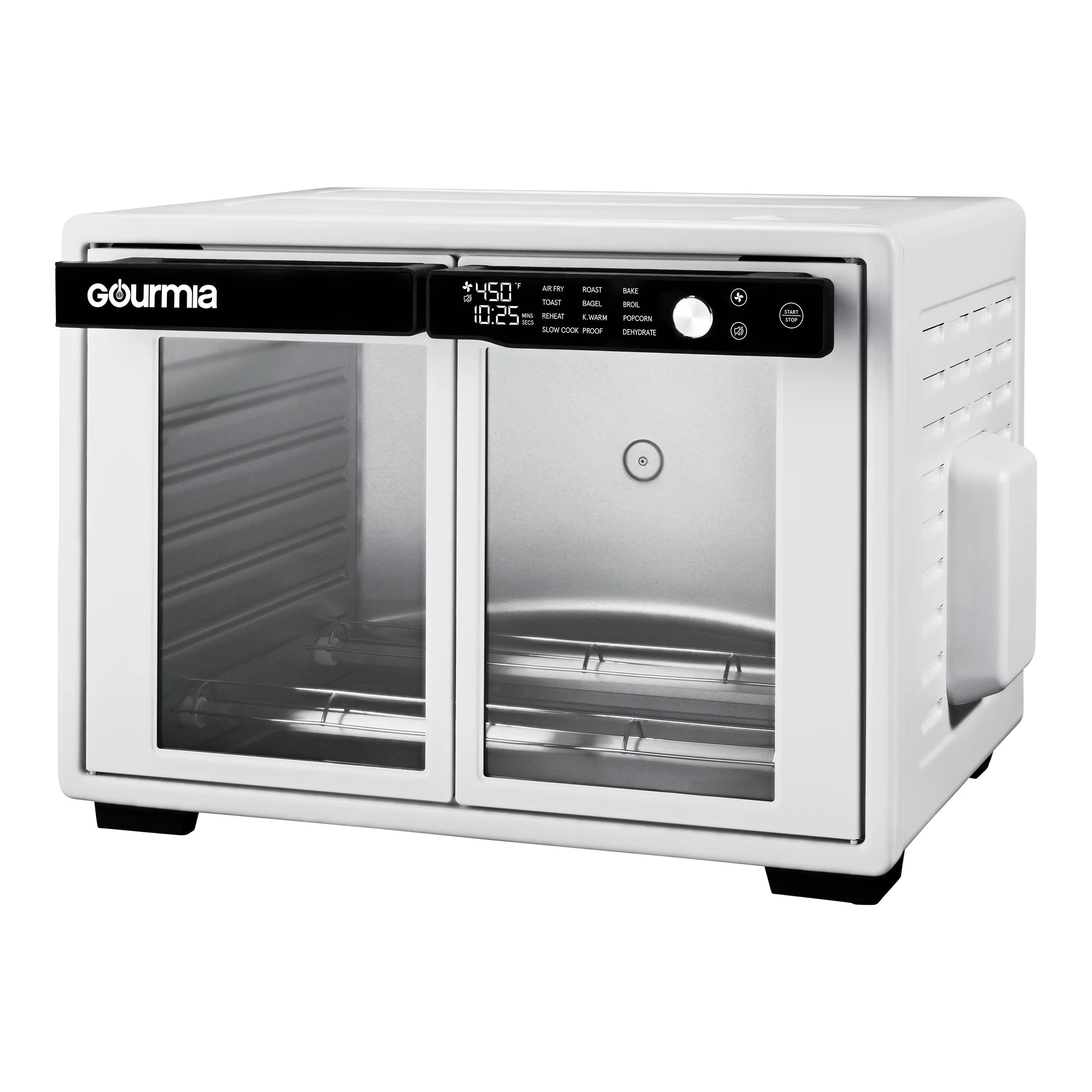 Gourmia 1700W 9-Slice Digital Toaster Oven Air Fryer. 12 Cooking Preset. 35L. Stainless Steel