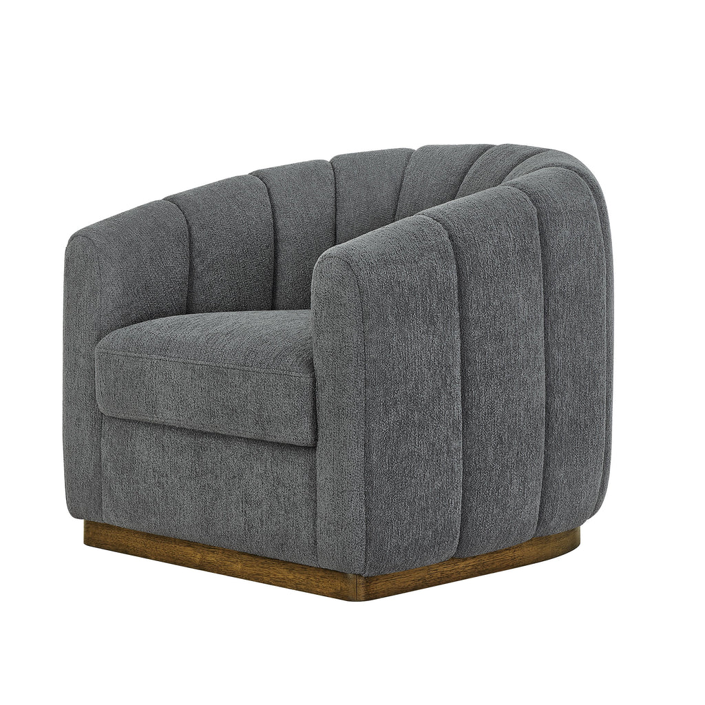 Better Homes & Gardens Lillian Accent Swivel Chair. Cream Linen