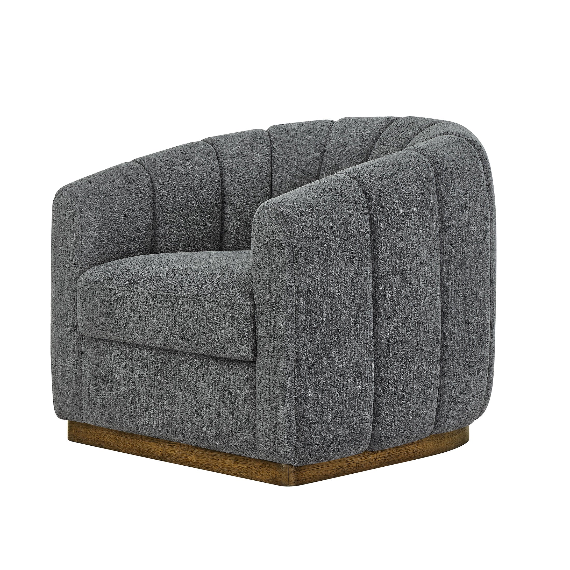 Better Homes & Gardens Lillian Accent Swivel Chair. Cream Linen