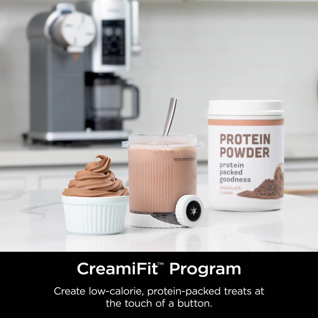 Ninja Swirl? by CREAMi? Soft Serve and Ice Cream Maker. 13 One-Touch Programs. NC701