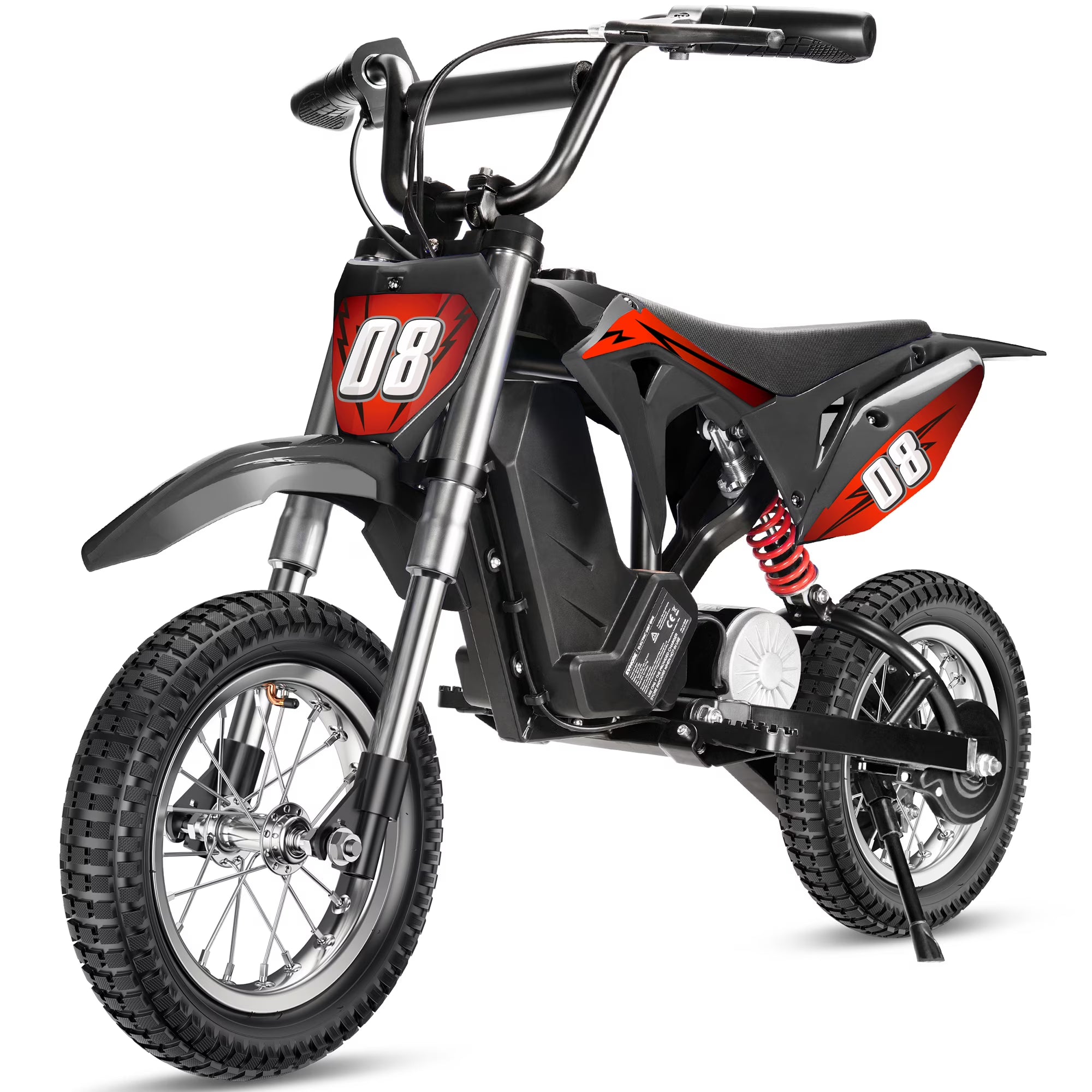 36V Kids Electric Dirt Bike.Fast Speed Electric Motorcycle Up to 16 MPH & 10 Miles Long-Range. 3-Speed Modes. Twist Grip Throttle. Dual Suspension & Brakes for Kids Ages 5-10 Ride on Toys